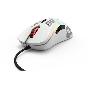 Glorious Mouse Gaming Model D, 12000 DPI, 69 grame, 6 butoane, USB 2.0, Alb mat