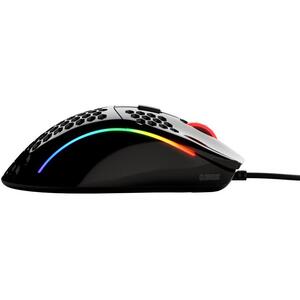 Glorious PC Gaming Race Mouse Model D, 12000 DPI, 69 grame, 6 butoane, USB 2.0, Negru lucios