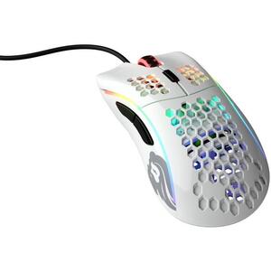 Glorious PC Gaming Race Mouse Model D, 12000 DPI, 69 grame, 6 butoane, USB 2.0, Alb lucios