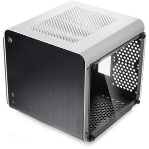 Carcasa RAIJINTEK METIS EVO TG, Carcasa Mini-ITX, Sticla Temperata, Alb