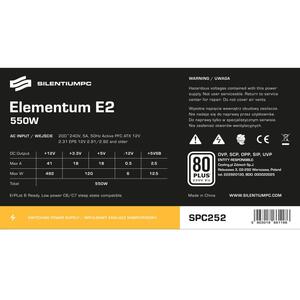 Sursa SILENTIUM PC Elementum E2 550W