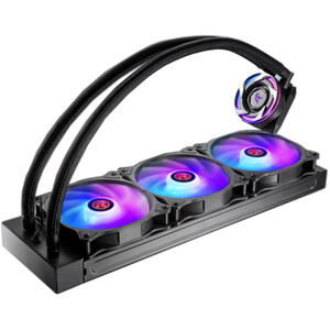 Cooler RAIJINTEK EOS 360 RBW, Racire cu lichid, AIO 360mm, Intel/ AMD, Negru