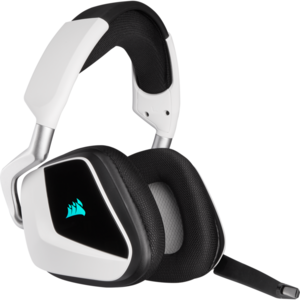 Corsair VOID RGB ELITE Wireless Premium Gaming Headset with 7.1 Surround — White (EU)