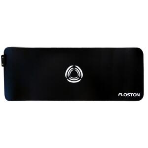 Floston RAINBOW RGB, 80 x 30cm, baza cauciucata, suprafata textila, margini cusute, Negru