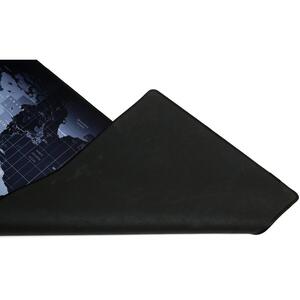 Floston WORLD, 90 x 40cm, baza cauciucata, suprafata textila, margini cusute, Negru