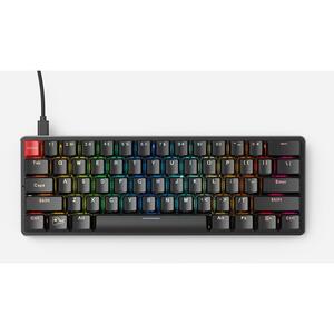 Glorious Tastatura mecanica GMMK Compact, Gateron Brown Switch, Layout US, Negru