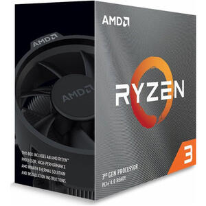 Procesor AMD Ryzen 3, 3100, 3.9 GHz, AM4, 18MB cache
