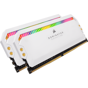 Corsair Dominator Platinum RGB 16GB, DDR4, 2x8GB, 3200MHz, CL16, 1.35V -Z, Alb