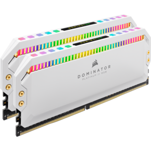 Corsair Dominator Platinum RGB 16GB, DDR4, 2x8GB, 3200MHz, CL16, 1.35V -Z, Alb