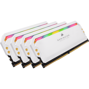 Corsair Dominator Platinum RGB 32GB, (4x8GB),DDR4, 3200MHz, CL16, 1.35 V -Z, Alb