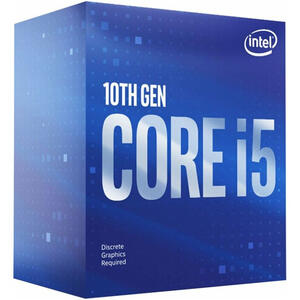 Procesor Intel Core i5-10400F, 2900Mhz, 12MB cache, Socket 1200