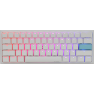 DUCKY One 2 Mini RGB Pure White, Cherry Brown RGB