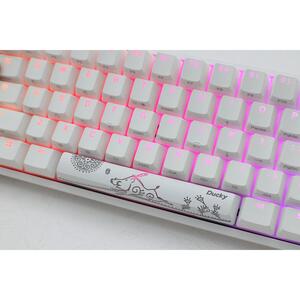 DUCKY One 2 Mini RGB Pure White, Cherry Brown RGB