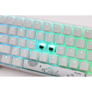 DUCKY One 2 Mini RGB Pure White, Cherry Speed Silver RGB