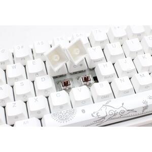 DUCKY One 2 SF RGB Pure White, Cherry Red