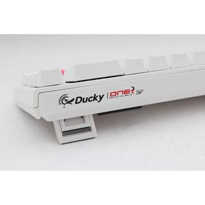 DUCKY One 2 SF RGB Pure White, Cherry Red