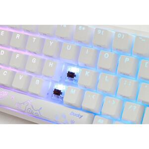 DUCKY One 2 RGB TKL Pure White, Cherry Silent Red