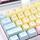 Taste Ducky ABS DOUBLE-SHOT Keycap Mod Kit, Cotton Candy