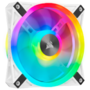 iCUE QL120 RGB 120mm RGB PWM White Single Fan