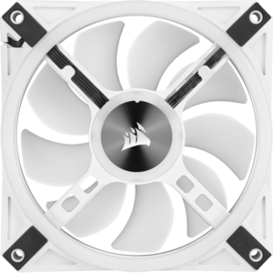 Ventilator Corsair iCUE QL120 RGB 120mm RGB PWM White Triple Fan Kit with Lighting Node CORE