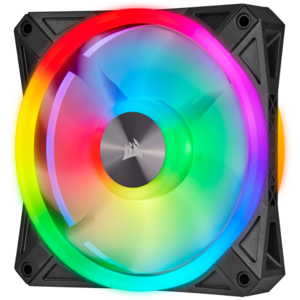 Ventilator Corsair iCUE QL120 RGB 120mm PWM Triple Fan with Lighting Node CORE