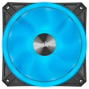 Ventilator Corsair iCUE QL120 RGB 120mm PWM Triple Fan with Lighting Node CORE