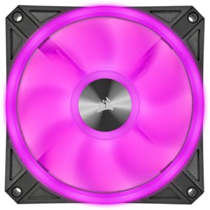 Ventilator Corsair iCUE QL120 RGB 120mm PWM Triple Fan with Lighting Node CORE