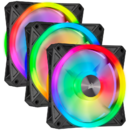 iCUE QL120 RGB 120mm PWM Triple Fan with Lighting Node CORE