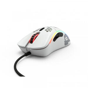 Glorious Mouse Gaming  Model D, RGB, 12000 DPI, 61g, 6 butoane, USB, Alb Mat