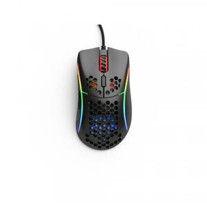 Glorious Mouse Gaming  Model D, RGB, 12000 DPI, 61g, 6 butoane, USB, Negru Mat