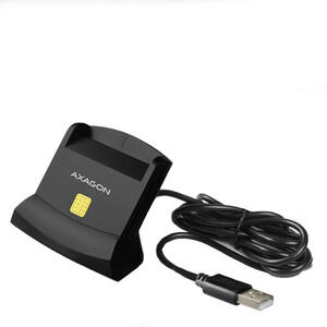 AXAGON Cititor carduri CRE-SM2, USB, Smart Card si SD/microSD/SIM