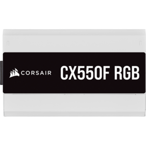 Sursa Corsair 550W, CX-F Series, CX550F, 80 PLUS Bronze, White RGB
