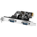 Adaptor PCEA-S2N, PCI-Express (chip ASIX AX99100) 2x Serial Port + LP