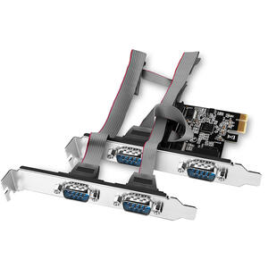 AXAGON Adaptor PCEA-S4N, PCI-Express( chip ASIX AX99100) la 4x Serial Port + LP