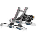 Adaptor PCEA-S4N, PCI-Express( chip ASIX AX99100) la 4x Serial Port + LP