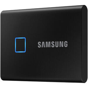 Samsung Portabil T7 Touch, 2TB, Negru, MU-PC2T0K/WW