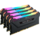 Corsair Vengeance RGB Pro 32GB, DDR4, 3600MHz, CL16, 4x8GB, 1.35V, Negru