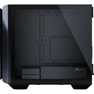 Carcasa Seasonic SYNCRO Q7, MidTower, ATX, sursa inclusa SYNCRO DPC-850 Platinum, Negru