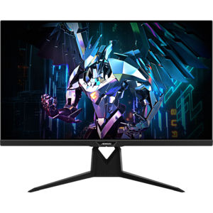 Monitor GIGABYTE AORUS FI32Q Gaming, 31.5 inch, IPS, QHD, 2560 x 1440, DisplayPort, HDMI, KVM, Pivot, 170Hz, 1ms, Negru