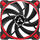 Ventilator ARCTIC BioniX F120, rosu