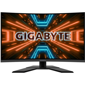 Monitor GIGABYTE G27QC A Gaming, 27 inch, VA, QHD, 2560 x 1440, DisplayPort, HDMI, Boxe, curbat 1500R, 165Hz, 1ms, Negru