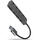 Hub AXAGON Hub USB HUE-MSA, 4x USB3.2 Gen 1,  metalic, micro USB power IN, Cablu USB-A 20 cm