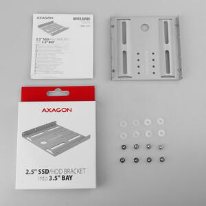 AXAGON Adaptor RHD-125S pentru montarea unui HDD/SSD 2.5" in slot 3,5", gri