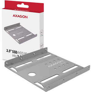 AXAGON Bracket RHD-125S pentru montarea unui HDD/SSD 2.5" in slot 3,5", gri