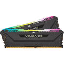 Vengeance RGB Pro SL 32GB, DDR4, 3600MHz, CL18, 2x16GB, 1.35V - AMD Ryzen Optimized, Negru