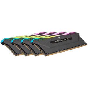 Corsair Vengeance RGB Pro SL 32GB, DDR4, 3600MHz, CL18, 4x8GB, 1.35V, Negru