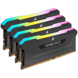 Corsair Vengeance RGB Pro SL 128GB, DDR4, 3200MHz, CL16, 4x32GB, 1.35V, Negru
