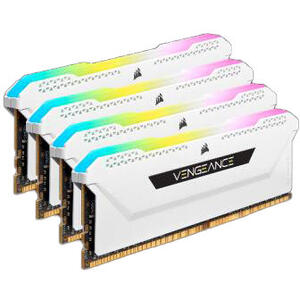 Corsair Vengeance RGB Pro SL 32GB, DDR4, 3200MHz, CL16, 4x8GB, 1.35V, Alb