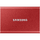 Samsung Portable SSD T7 500GB external USB 3.2 Gen 2 metallic red