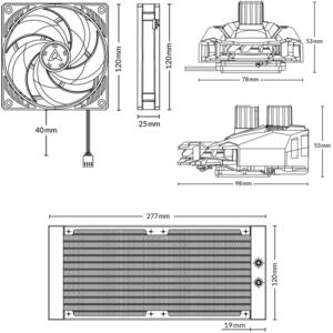 Cooler ARCTIC Liquid Freezer II - 240